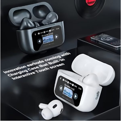 A9 Pro ANC AirPods with Screen | Bluetooth 5.4