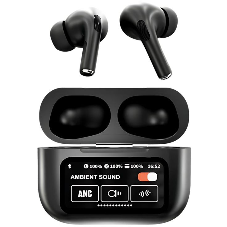 A9 Pro ANC AirPods with Screen | Bluetooth 5.4